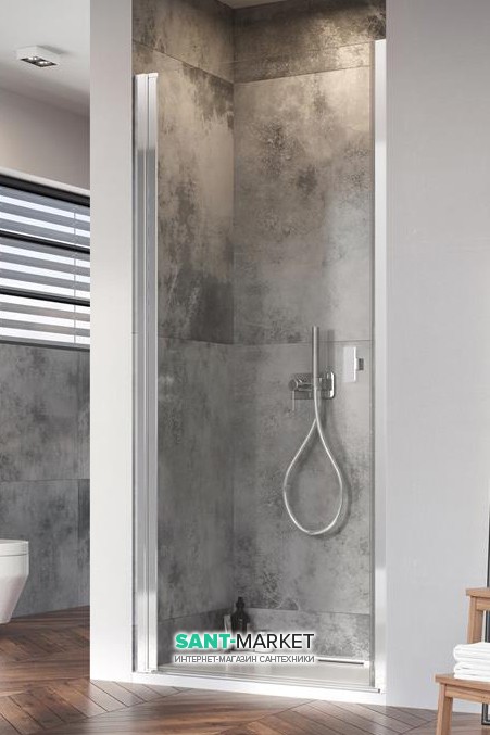 Душові двері Radaway Nes DWJ I 70 ліва профіль хром прозоре скло 10026070-01-01L