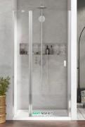 Душові двері Radaway Nes DWJ II 80 ліва профіль хром прозоре скло 10036080-01-01L