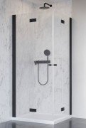 Душові двері Radaway Nes Black KDD B 80 права чорний профіль прозоре скло 10024080-54-01R