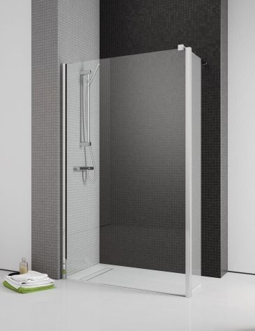 Стенка душевая Radaway Eos II Walk-in 90 левая профиль хром прозрачное стекло 3799501-01L