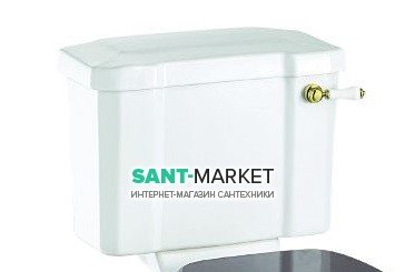 Зливний бачок для унітазу Burlington санфарфор білий C3