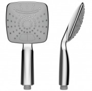 Душевая лейка GRB Hydro 120х120 мм 2 режима пластик хром 05010002