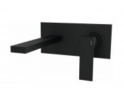 Змішувач для раковини GRB Kala Black змішувач настінний чорний матовий 60530601