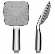 Душевая лейка GRB Hydro 120х120 мм 2 режима пластик хром 05010002