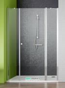 Душевая дверь Radaway Eos II DWJS 140 правая профиль хром прозрачное стекло 3799456-01R