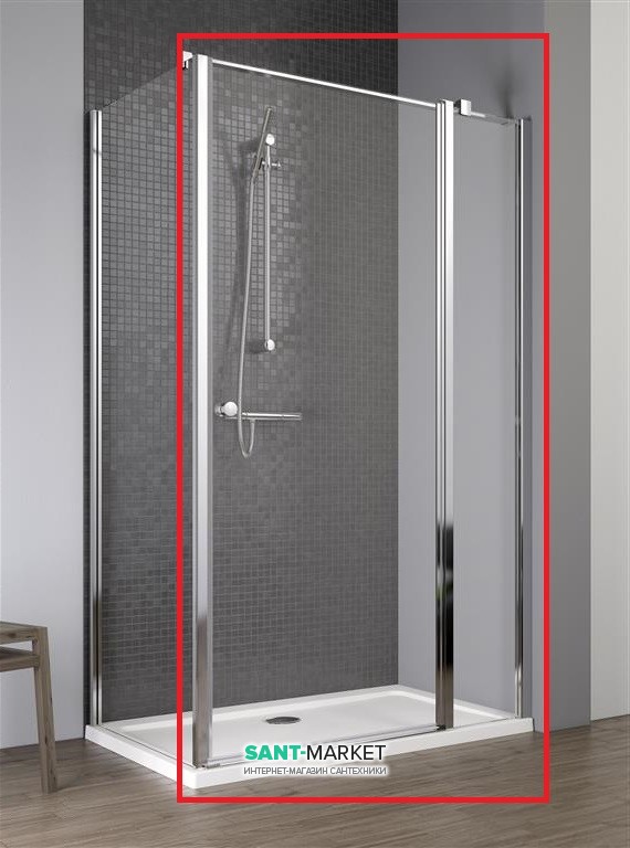 Душевая дверь Radaway Eos II KDJ 90 правая профиль хром прозрачное стекло 3799421-01R