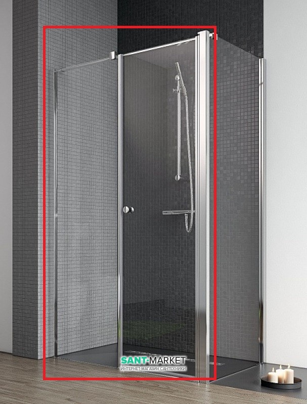 Душевая дверь Radaway Eos II KDS 120 левая профиль хром прозрачное стекло 3799484-01L