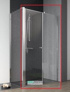 Душевая дверь Radaway Eos II KDS 90 правая профиль хром прозрачное стекло 3799481-01R