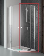 Душевая дверь Radaway Eos II PDD 100 правая профиль хром прозрачное стекло 3799472-01R