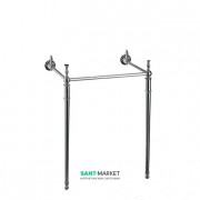 Консоль под прямоугольную раковину Burlington 59.8 см латунь хром T23A CHR