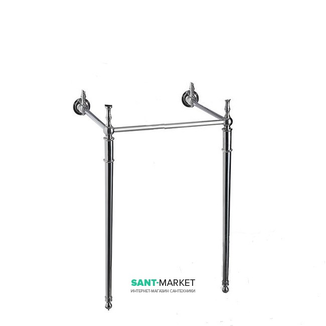 Консоль під прямокутну раковину Burlington 53.5 см латунь хром T22A CHR