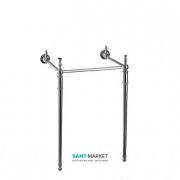 Консоль під прямокутну раковину Burlington 53.5 см латунь хром T22A CHR