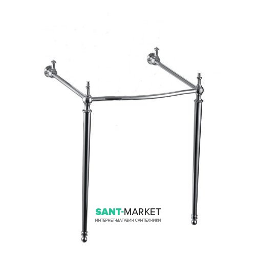 Консоль под раковину Burlington 60 см латунь хром T49A CHR