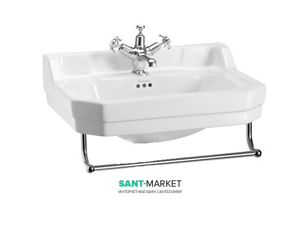 Раковина підвісна Burlington Edwardian 56 x 47 см санфарфор білий B4 1TH