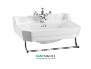 Раковина подвесная Burlington Edwardian 56 x 47 см санфарфор белый B4 1TH