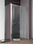 Душові двері Radaway Eos II KDS 120 права профіль хром прозоре скло 3799484-01R