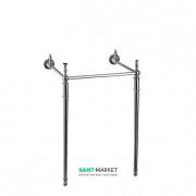 Консоль під прямокутну раковину Burlington 53.5 см латунь хром T22A CHR