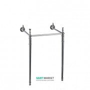 Консоль під прямокутну раковину Burlington 53.5 см латунь хром T22A CHR