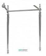 Консоль под прямоугольную раковину Burlington 78 см латунь хром T50 CHR