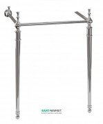 Консоль під прямокутну раковину Burlington 78 см латунь хром T50 CHR