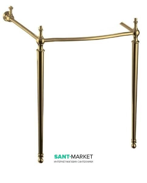 Консоль під раковину Burlington 60 см латунь золото T49A GOL