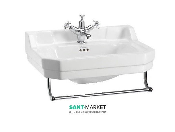 Раковина подвесная Burlington Edwardian 56 x 47 см санфарфор белый B4 1TH