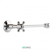 Запорный вентиль для бачка Burlington латунь хром W25