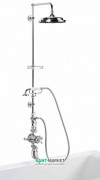 Душевая система Burlington с термостатическим смесителем верхним и ручным душем хром H112-CL CHR