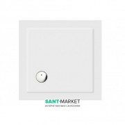 Душевой поддон Burlington 900х900 мм акрил белый Z1161