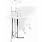 Трубы подвода воды Burlington декоративные латунь хром W6