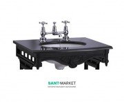 Раковина подвесная Burlington Georgian 65 x 57.5 см гранит черный G7 1TH