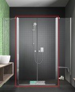 Душові двері Radaway Eos II DWD Doors G 1030 профіль хром прозоре скло 3799103-01-01