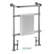 Водяной полотенцесушитель для закрытых систем отопления Burlington Trafalgar 60x95 см сталь хром R1 CHR