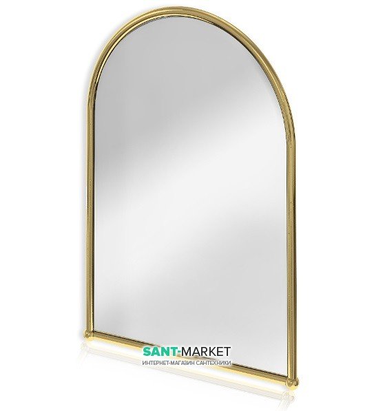 Зеркало для ванной Burlington 50х70 см с полукруглым верхом A9 GOL