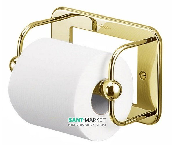Держатель для туалетной бумаги Burlington латунь золото A5 GOL
