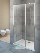 Душові двері Radaway Eos DWS 110 ліва профіль хром прозоре скло 37991-01-01NL