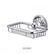 Мильниця-решітка для ванної Burlington з кріплення до стіни латунь хром A13 CHR