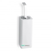 Ёршик для унитаза Flab Combi настенный композитный материал/металл белый/хром 145/S