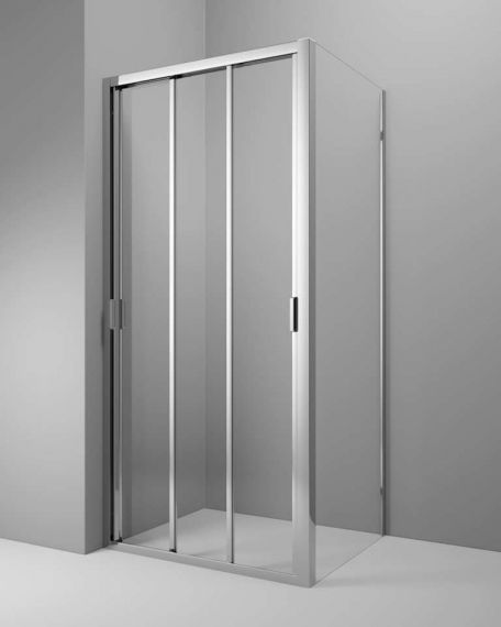 Стенка душевая Radaway Evo S 75 профиль хром прозрачное стекло 336075-01-01