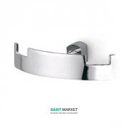 Крючок для ванной Flab Combi двойной металл хром 116 CHR
