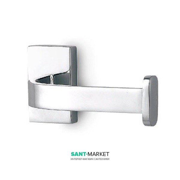 Крючок для ванной Flab Combi одинарный металл хром 146 CHR