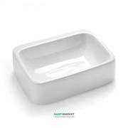Мыльница для ванной Flab Combi композитный материал белый 109/S