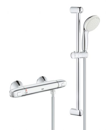 Термостат для душа Grohe Grohtherm 1000 с душевым гарнитуром хром 34151004