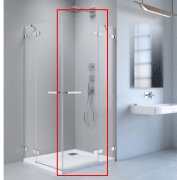 Душевая дверь Radaway Euphoria KDJ Door 80 правая хром прозрачное стекло 383043-01R