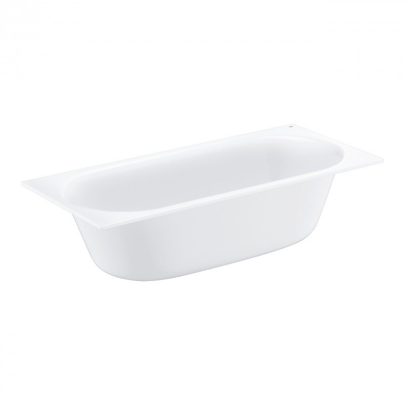 Стальная ванна Grohe Essence встраиваемая 180х80 см альпийский белый 39617000