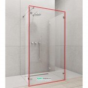 Стенка душевая фронтальная Radaway Euphoria Walk-in IV W4 130 хром прозрачное стекло 383145-01-01