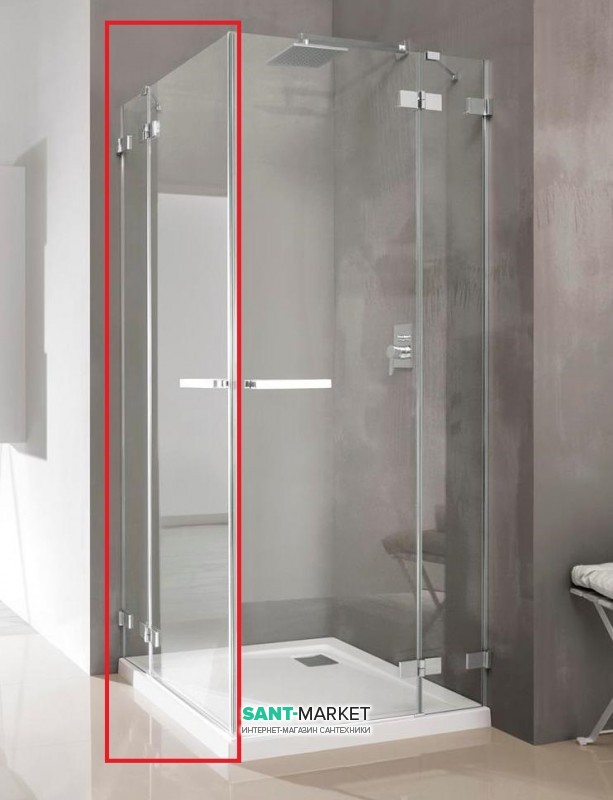 Душевая дверь Radaway Euphoria KDD 80 левая хром прозрачное стекло 383061-01L