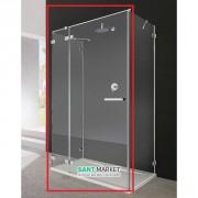 Душові двері Radaway Euphoria KDJ + S Door 120 ліва хром прозоре скло 383024-01L