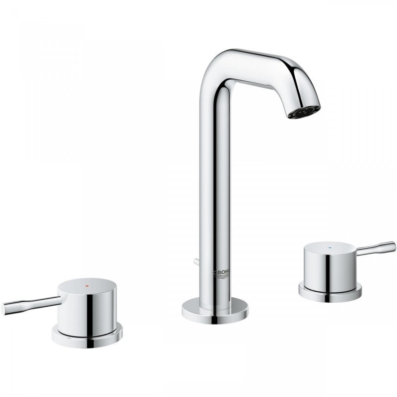 Смеситель для раковины Grohe Essence New двухвентильный на три отверстия хром 20296001