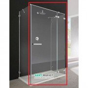Душові двері Radaway Euphoria KDJ + S Door 80 права хром прозоре скло 383021-01R